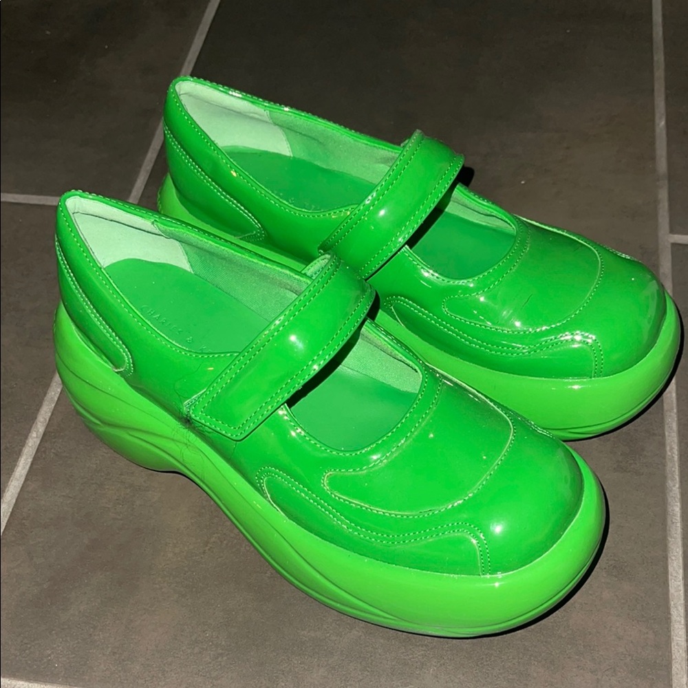 Tried on Charles Keith Green mary Jane sneakers